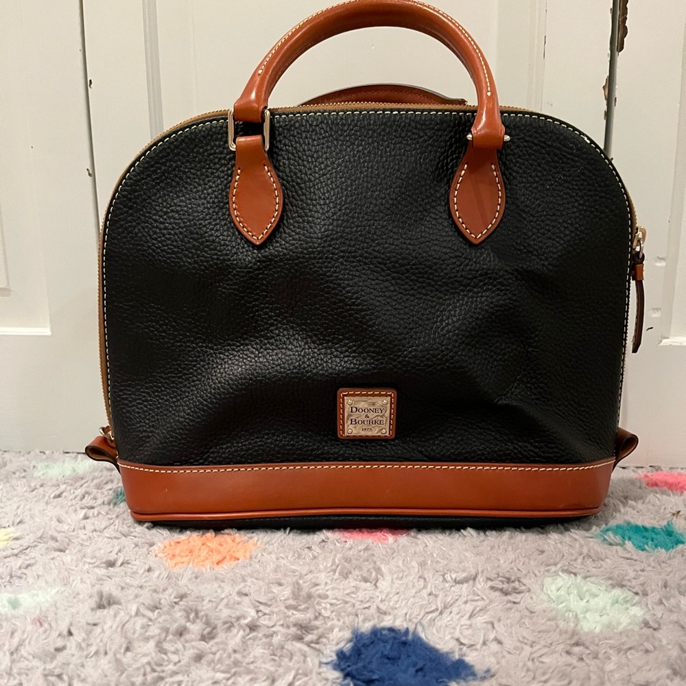 Dooney and Bourke 100% genuine leather satchel